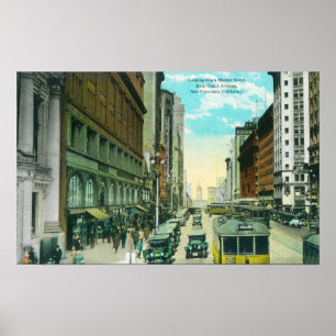 Póster Vista de Market Street desde Grant Street