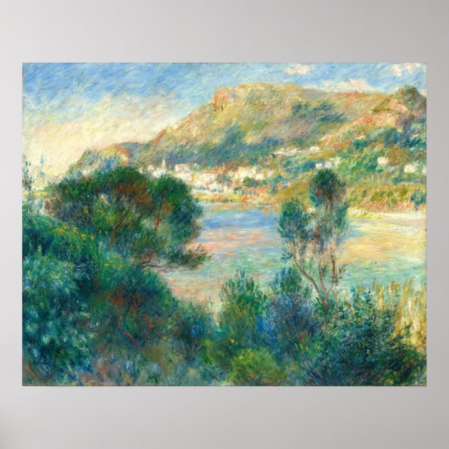 Póster Vista de Monte Carlo - Auguste Renoir Bella Artes (Frente)