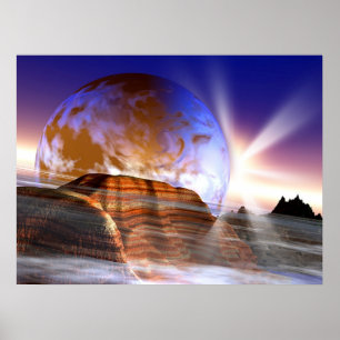 Póster Vista de mundo
