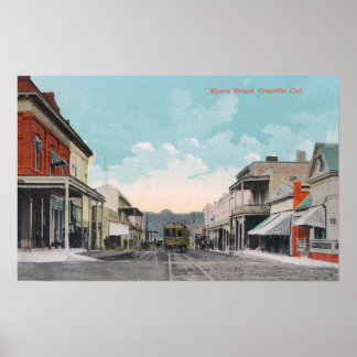 Póster Vista de Myers StreetOroville, CA