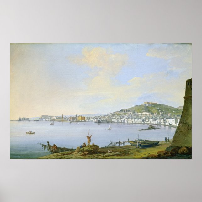 Póster Vista de Nápoles (Frente)