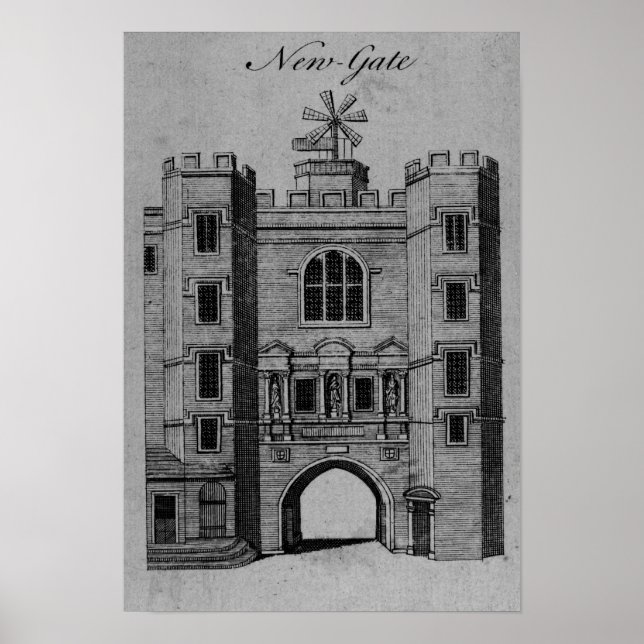 Póster Vista de Newgate (Frente)