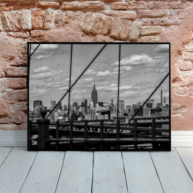 Póster Vista de Nueva York desde el puente de Brooklyn (Subido por el creador)