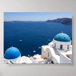 Póster Vista de Oia Santorini