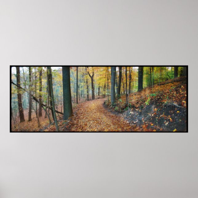 Póster Vista de otoño,poster (Frente)