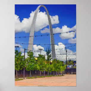 Póster Vista de puerta de enlace