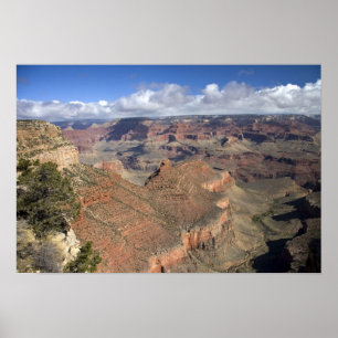Póster Vista de Rim Sur del Gran Cañón, Arizona,