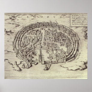 Póster Vista de Rodas, del 'teatro de las ciudades