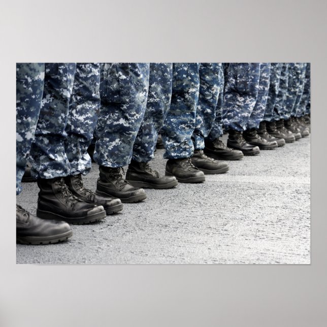 Póster Vista de sección baja de marineros (Frente)