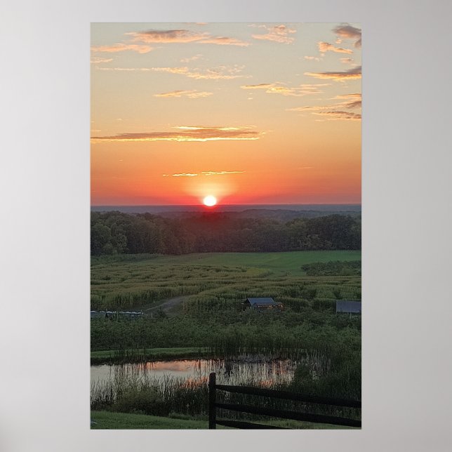 Póster Vista de Sunset (Frente)