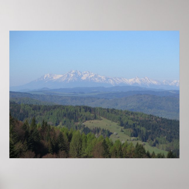 Póster Vista de Tatras de Beskids (Frente)
