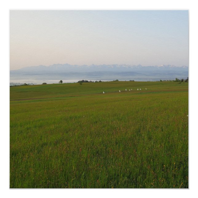 Póster Vista de Tatras desde Beskids (Anverso)