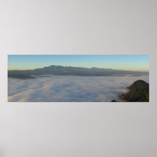 Póster Vista de Tatras desde Pieniny
