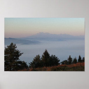Póster Vista de Tatras desde Pieniny