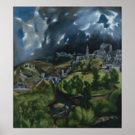 Póster Vista de Toledo por El Greco