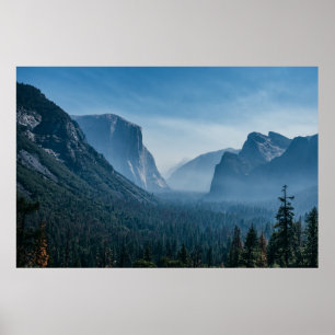 Póster Vista de túnel de Yosemite