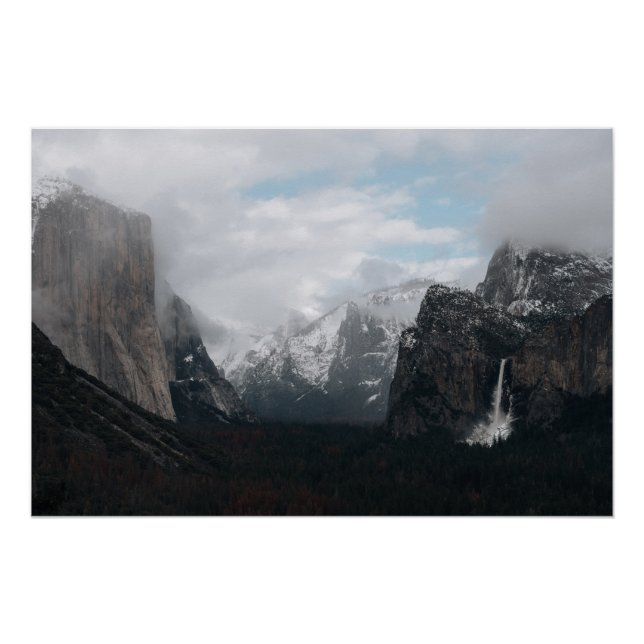 Póster Vista de Túnel Yosemite (Anverso)