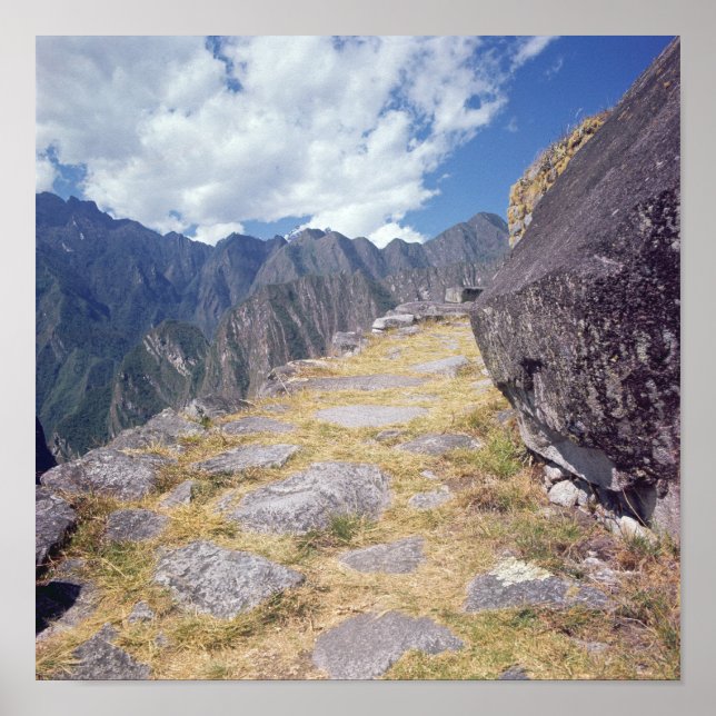 Póster Vista de un precipicio (Frente)