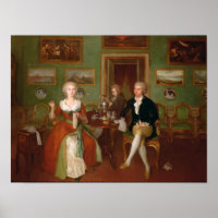 Vista de un salón, 1780