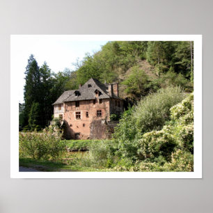Póster Vista de una casa señorial (foto)