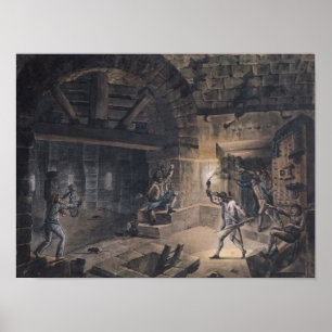 Póster Vista de una célula en el Bastille