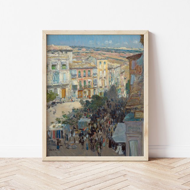 Póster Vista de una ciudad del sur de Francia | Childe Ha (Subido por el creador)