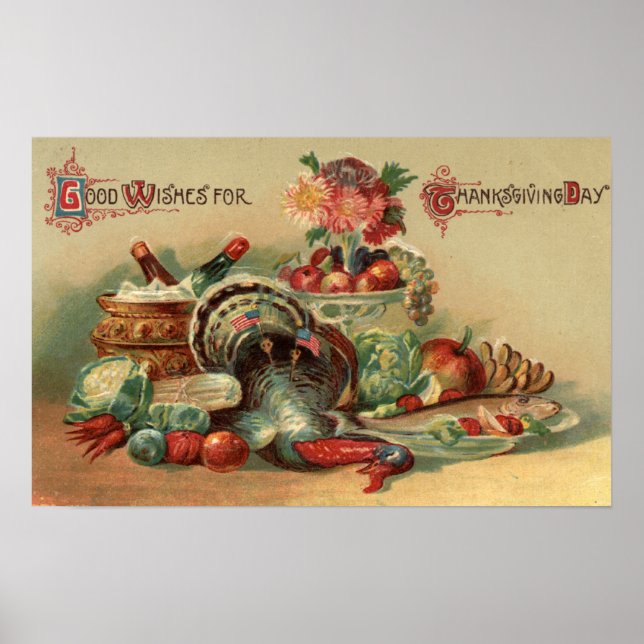 Póster Vista de una fiesta (Frente)