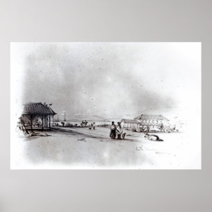 Póster Vista de Valparaiso, 1834