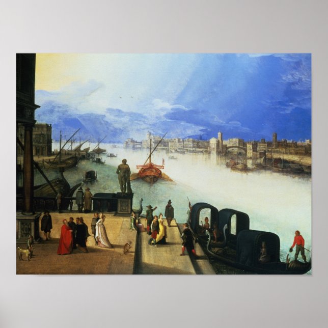 Póster Vista de Venecia 2 (Frente)
