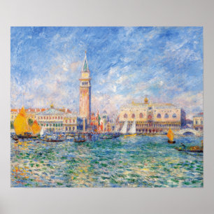 Póster Vista de Venecia por Renoir