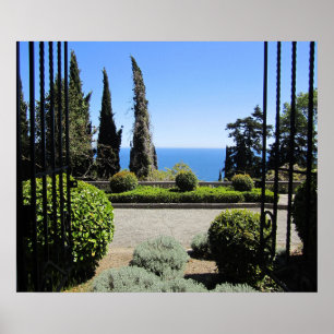 Póster vista de ventana