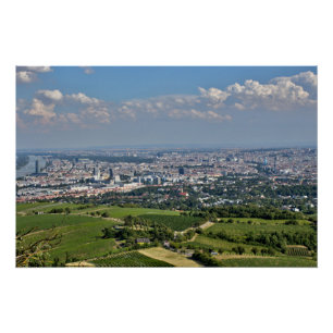 Póster Vista de Viena desde Kahlenberg