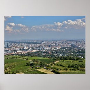 Póster Vista de Viena desde Kahlenberg