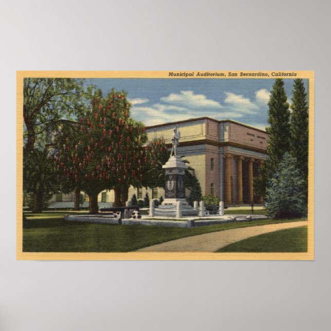 Póster Vista del Auditorio Municipal (Frente)