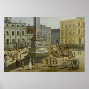 Póster Vista del ayuntamiento, Potsdam