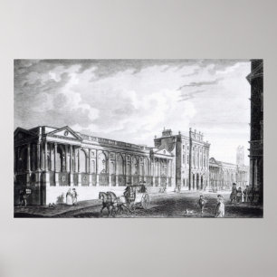 Póster Vista del Banco de Inglaterra