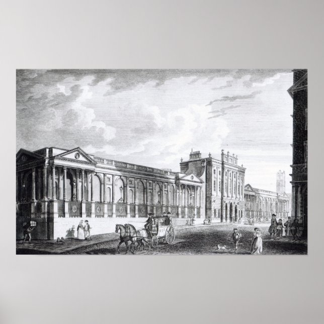 Póster Vista del Banco de Inglaterra (Frente)