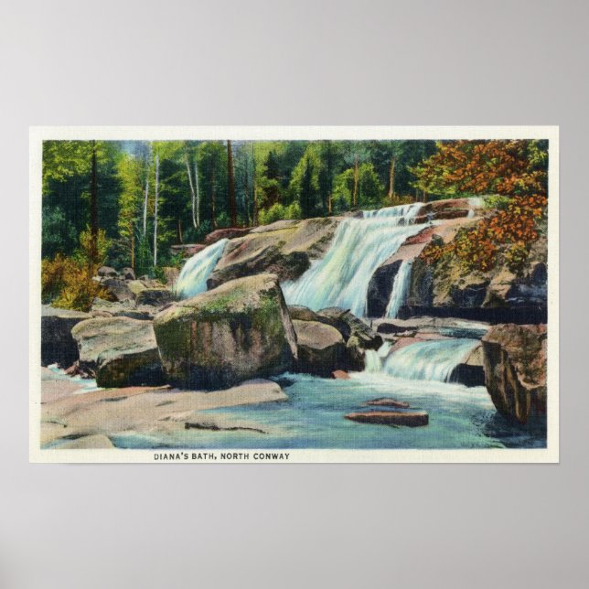 Póster Vista del baño de Diana (Frente)