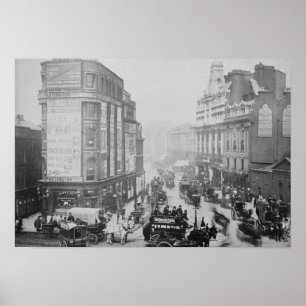 Póster Vista del camino de la corte de Tottenham, c.1885