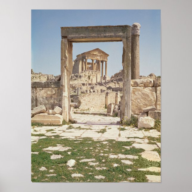 Póster Vista del Capitolio, 166-167 AD (Frente)