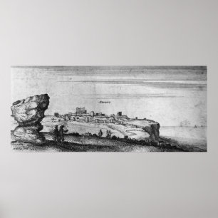 Póster Vista del Castillo de Dover