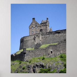 Póster Vista del Castillo de Edimburgo, Edimburgo, Escoci