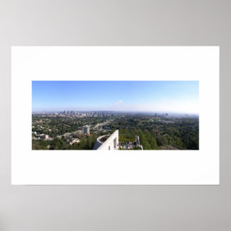 Póster Vista del Centro Getty de Los Ángeles