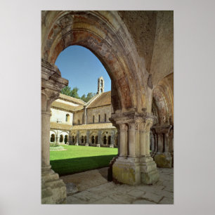 Póster Vista del claustro