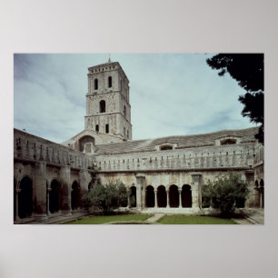 Póster Vista del claustro