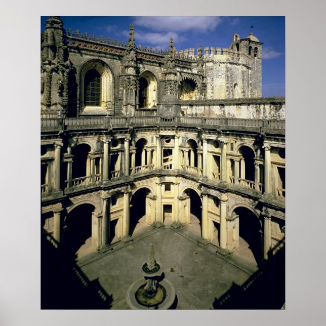 Póster Vista del Claustro dos Felipes (Frente)