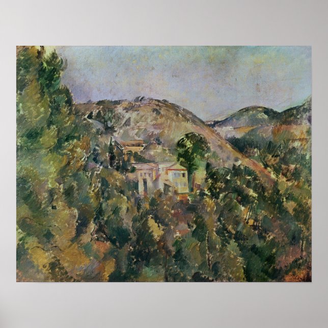 Póster Vista del Domaine Saint-Joseph, finales de los año (Frente)