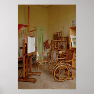 Póster Vista del estudio de Renoir, utilizado desde 1907