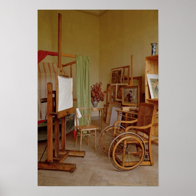 Póster Vista del estudio de Renoir, utilizado desde 1907 (Frente)