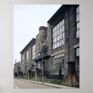 Póster Vista del exterior, construida 1897-99